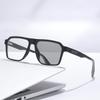 Sports Oversize Photochromic Myopia Glasses Trendy Square Color Changing Sunglasses for Men Women Fashion Near Sight Eyewear