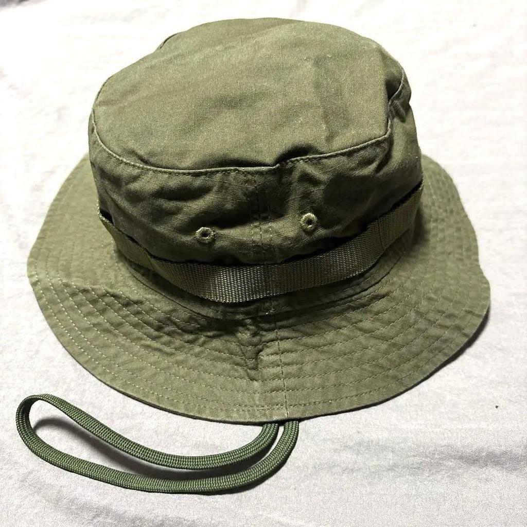 Used OLD STUSSY Jack period boonie hat bucket hat with string S/M