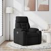 VidaXL Recliner Armchair Black Fabric, Armchair, TV Recliner, Stroller, Recliner Armchair for People 4015544