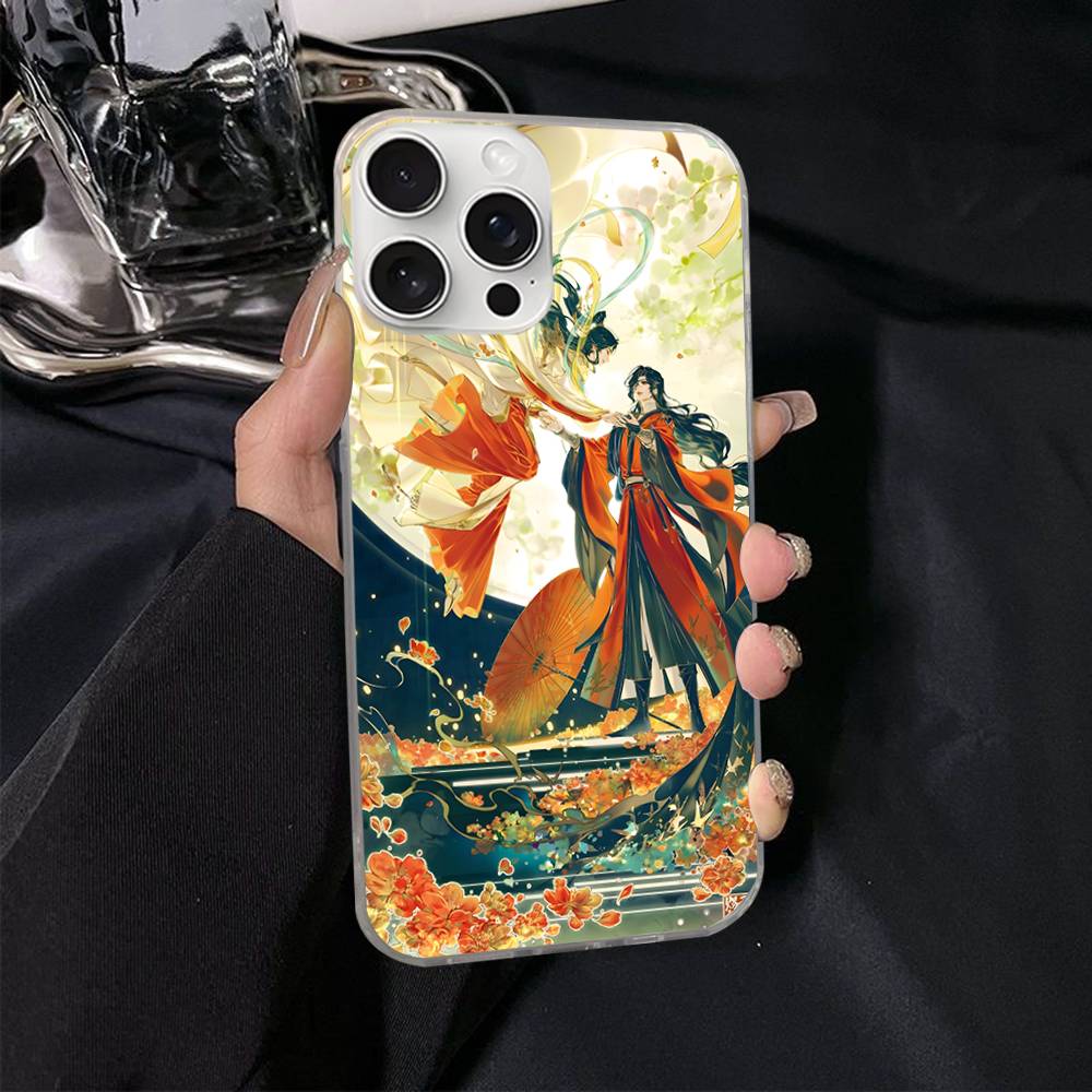 Heaven Officials Blessing Phone Case For IPhone 11 12 13 14 15 16 17 Plus Pro Max Satin Laser Glossy Cover