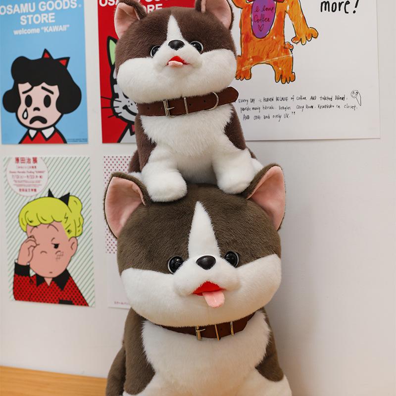 Cute Lucky Puppy Plush Toy Doll Shiba Inu Doll Husky Children's Rag Doll Gift Grab Machine