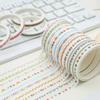 10 Rolls Vintage Decorative Tape Scrapbooking Decorative Tape 5mmX2M for Scrapbooking Journal Notebook Photo Frame