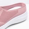 Knit Mesh Breathable Casual Slippers Women Spring Summer Comfortable Flat Shoes Woman Lightweight Non Slip Casual Walking Shoes
