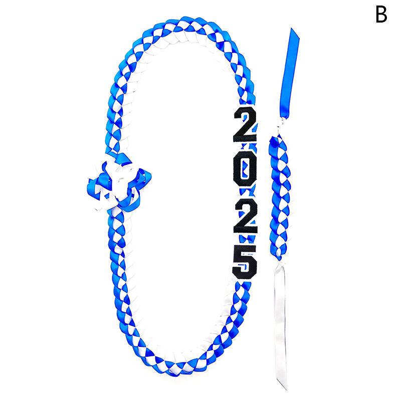 

2025 Hand Woven Ribbon Lei Embellished With Flower Pattern Perfect For Student Graduation Ceremonies Or Parties