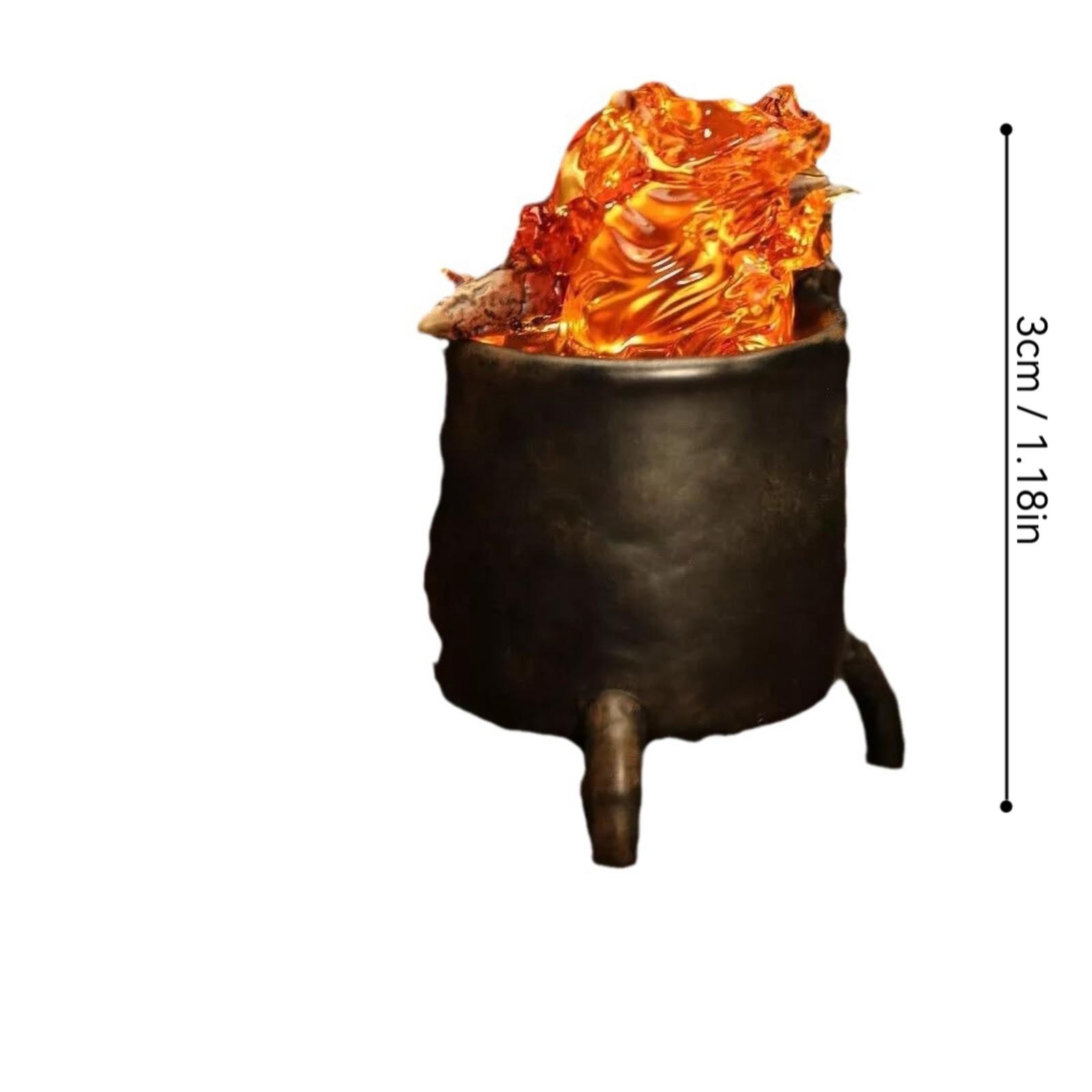 

3d Flame Casifa Night Light Resin Statue For Halloween Home Decoration As A Gift For Comic Enthusiasts One Size