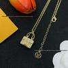Seiko L Handbag Necklace - Classic Korean Style, Simple Luxury Full Diamond Clavicle Pendant