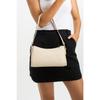 Women's Lined Zipper Closure Baguette Ring Handbag And Shoulder Bag