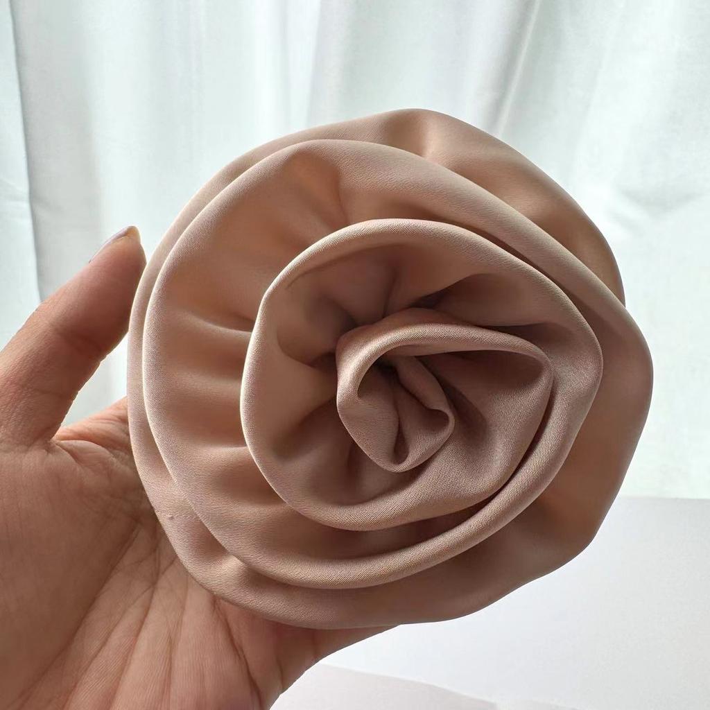Rose Hairband Retro Large Intestine Ring Red Flower Hairband  New Explosive Headband