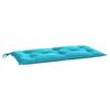 VidaXL Coussin de banc turquoise 100x50x7 cm tissu 361582
