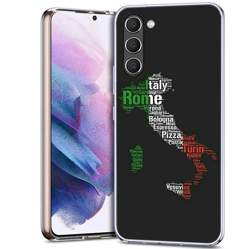 Italy Flag Phone Case for Samsung A17 A37 A57 A55 A35 A25 A15 A54 A14 A24 A34 A13 A23 A33 A53 A07 A05S A04S A03 A73 Galaxy Note