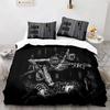 Set lenjerie de pat cu cap de sirenă, o persoană, twin, complet, Queen, king size, set de pat cu cap de sirenă, pentru dormitor băieți, cuverturi de pilote, imprimare 3D 200x200