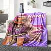Custom Name Bold Beautiful Character Design Party Blanket For Couch Bed Plush Cozy Fuzzy Blanket Super Soft Warm Blankets For Fall And Winter 091636