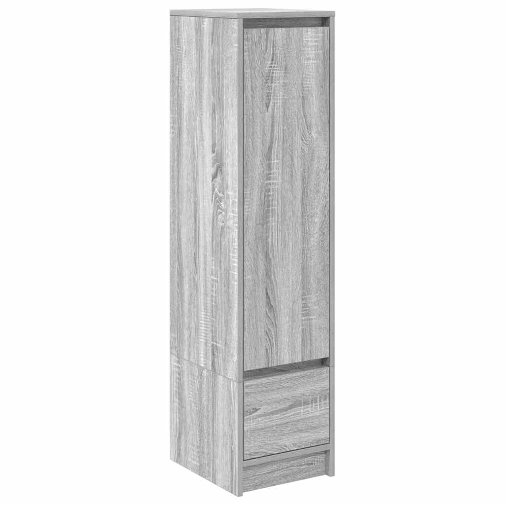 Highboard Gray Sonoma 29.5 X 34 X 119.5 Cm Particleboard