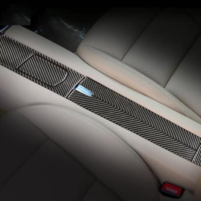 Porsche Panamera Interior Carbon Fiber Kit: Center Console, Steering Wheel, Gearshift & Door Trim