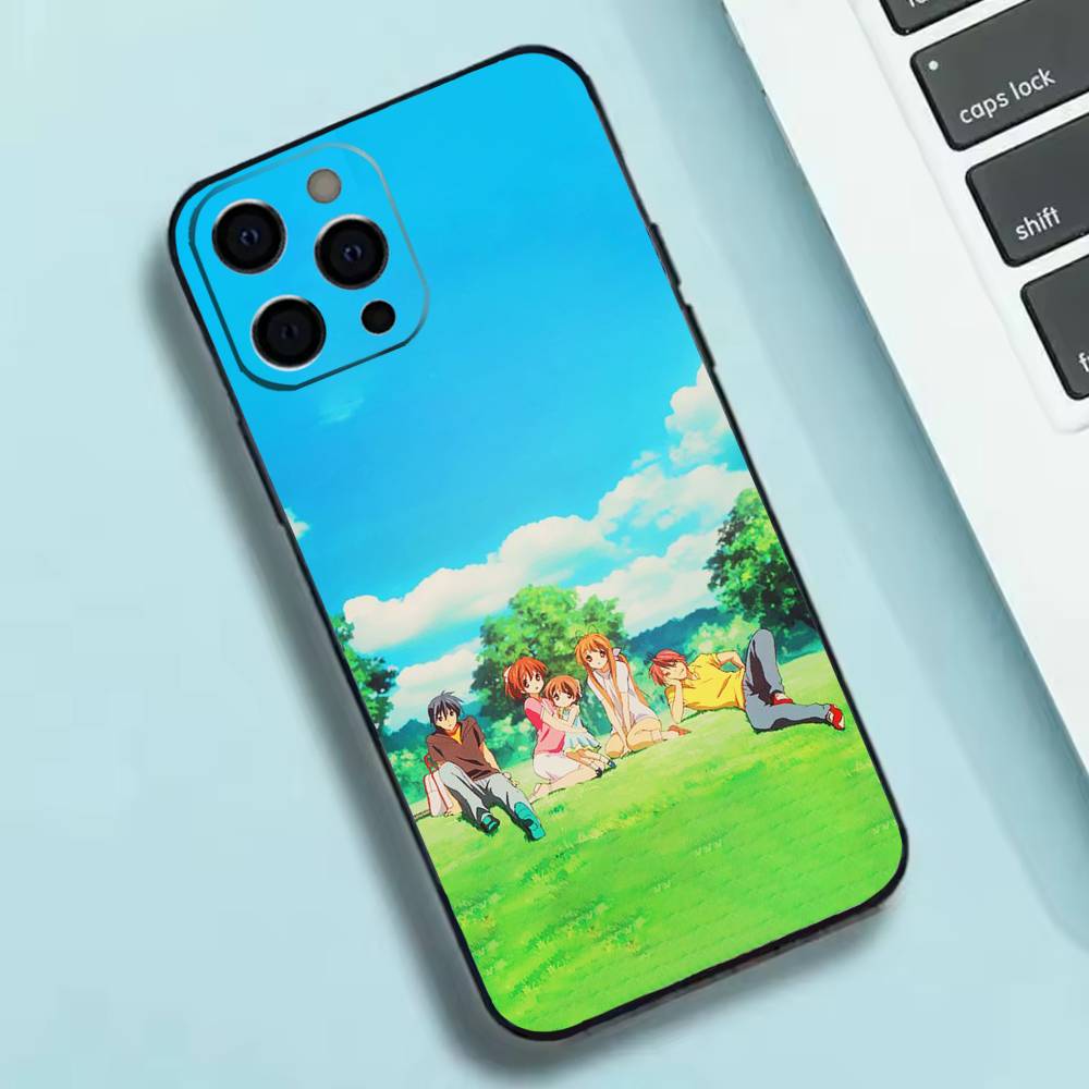 C-Clannad The cutest Anime Phone Case Silicone Soft For IPhone 17 16 15 14 13 12 11 X XR Plus Pro Max Plus