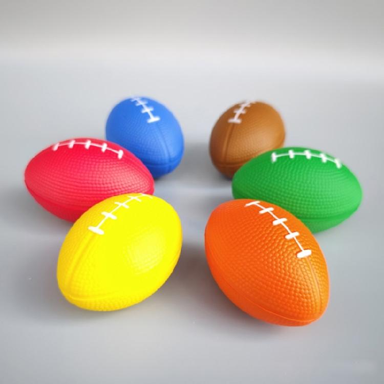 PU Foams Football Grip Stress Ball For Hand Exercise Development And Kids Sensory Stimulation Toy