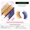 European And American Colored Mink Hair False Eyelashes Dense Row Dense Curl Messy Grafted Eyelashes