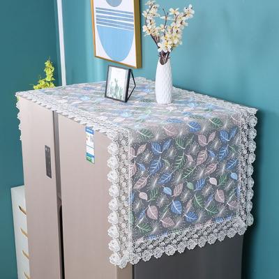 Rural Lace Yarn Breathable Embroidery Refrigerator Dust Cover Washing Machine Cover Cloth Multi-purpose Cover Towel