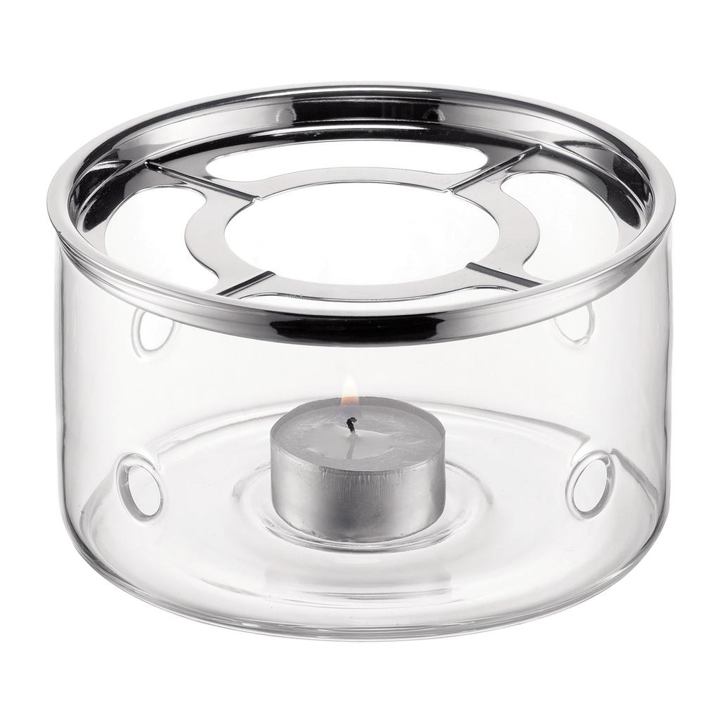 BODUM BISTRO Tea Warmer with Candlelight, 13.5cm, for Black Tea, Green Tea, Chinese Tea, Herbal Tea, and Fruit Tea, Heat-Resistant Glass, Keeps