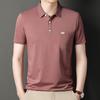 POLO Shirt Men's Casual Lapel Short Sleeved T-shirt with Pocket Summer New Half Sleeve Solid Color Men's Fashion Trend