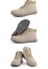 Insulated Suede Cowhide Construction Boots: Wear-resistant, Anti-smash, Puncture-proof, Anti-scald, and High-top for Autumn/Winter.