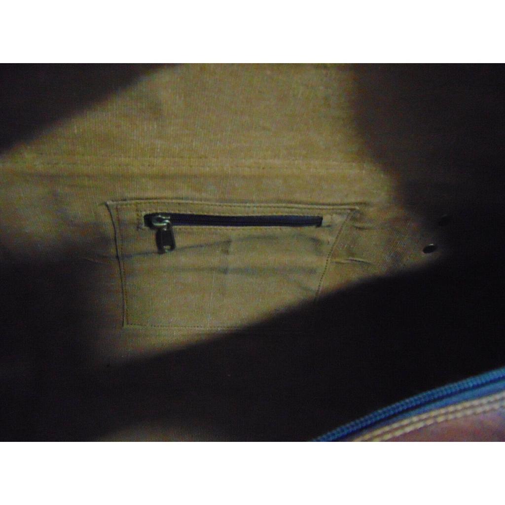 Goat Leather 24" Round Duffel Travel Sport Cabin Bag