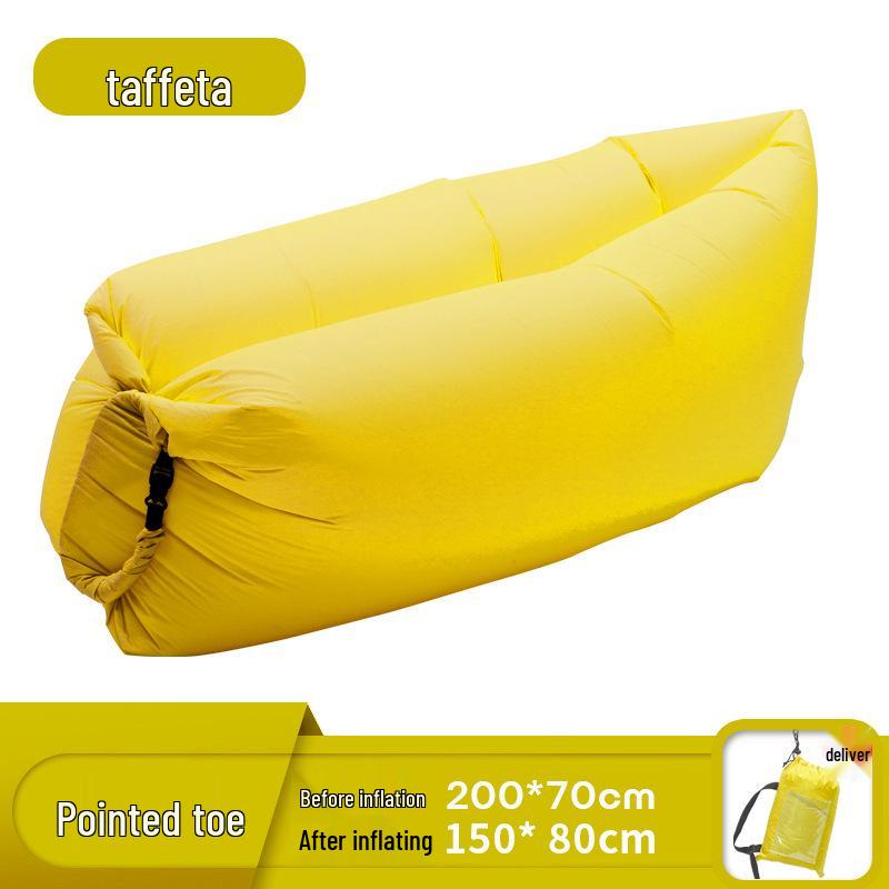 Inflatable Pillow-Style Sofa: Portable, Foldable Outdoor Air Bed for Lazy Lounging