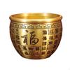 Brass Feng Shui Bowl Art Piece Lucky Decoration Treasure Basin for Farmhouse