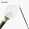 Transparent Ball Glass Golden Green Alloy Fairy Wands for Girls Princess Walking Stick Wand Cosplay Wedding Birthday Party 92cm