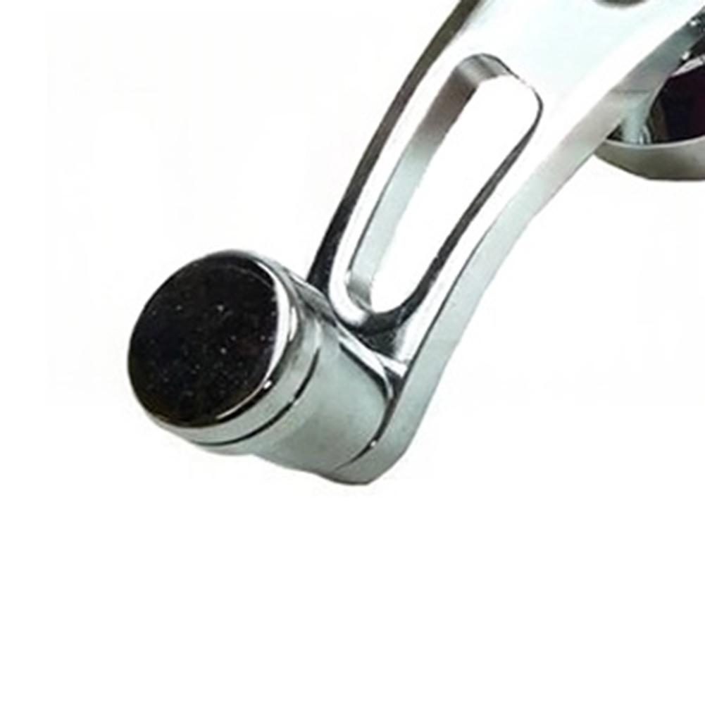 Billet Aluminum Chrome 3in Window Crank Handle Kit with Square Splined Round Adapters for Chevy Hot Rod Vehicles