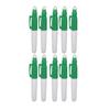 10pcs Golfing Marker Pen Oil Based Waterproof Portable Ball Line Marker Tool Ball Alignment Tool for