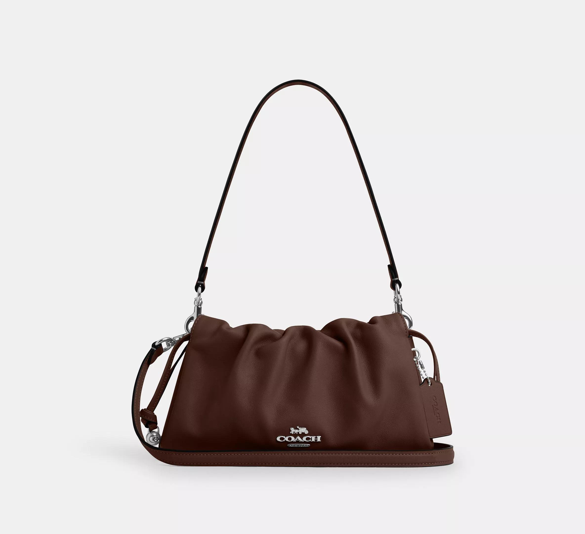 COACH Faye 26 Abnehmbarer Schultergurt Lederschultertasche Mittelgroß Damen Braun CV529-SVMPL braun