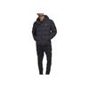 Adidas Helionic Solid Color Comfortable Warm Hooded Casual Long Sleeve Down Jacket Men Jackets Black HN5640