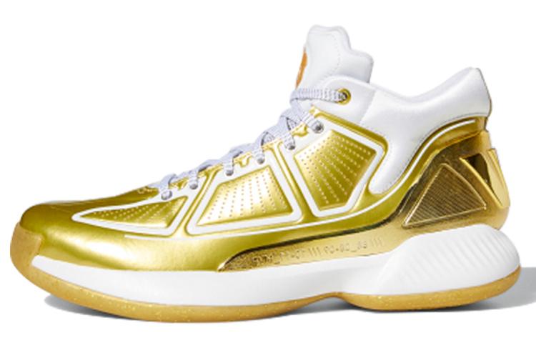 D Rose 10 Adidas  Metallic Gold  FW9487 44