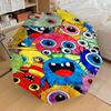 1pc Monster Colorful Automatic Open/Close Umbrella with Windproof, 8-Rib Sturdy Canopy, Durable Ribs, Fashionable Design1243A
