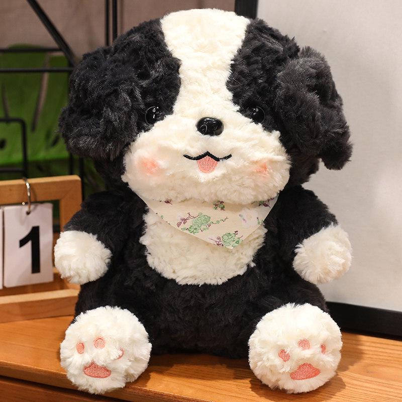 Border Collie Puppy Plush Doll - Cute Comfort Pillow & Birthday Gift for Children