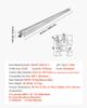 VEVOR 6PCS 2020 Aluminum Extrusion Profile, 78.74 Inch 2000 mm, T Slot European Standard Anodized Linear Rail, High-Strength Extruded Aluminum Rail