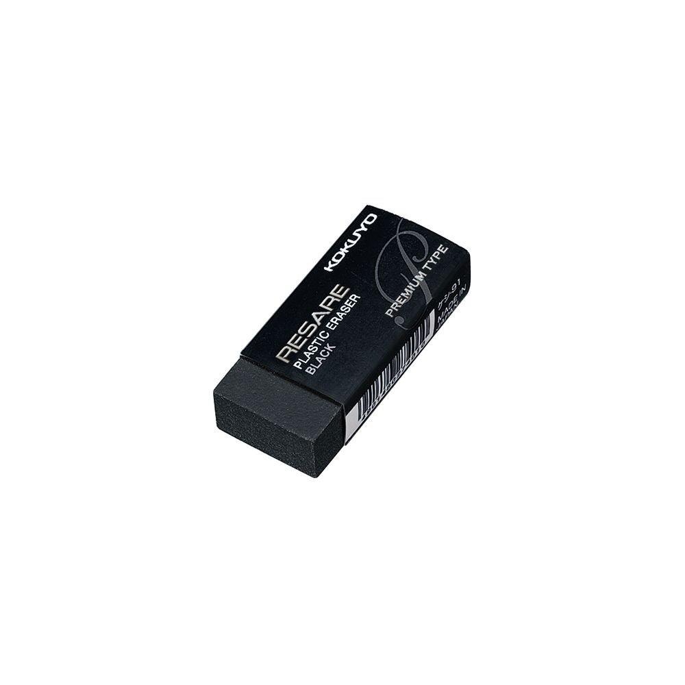 KOKUYO Rectangular Plastic Resare Premium of Black Eraser, Type, Keshi-91 [Set 10] чёрный