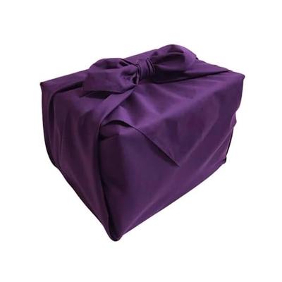 Furoshiki Large Size 110cm (3.5 Shaku) Silk-like Solid Color Polyester Stylish Eco-bag Scarf Bandana