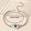 Gothic Acrylic Blue-eyed Evil Eye Bracelets  for Women Men Halloween Party Retro Amulet Vampire Scary Jewelry Accessories Gifts