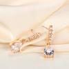 Hot-selling Wind Full Diamond Tassel Water Drop Pendant Earrings Ear Jewelry Wholesale Exquisite