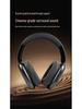 2026 Patchwork Knob Noise Cancelling Bluetooth Over-Ear Headphones - Long Battery Life, Low Latency, Compatible with Mobile Phones