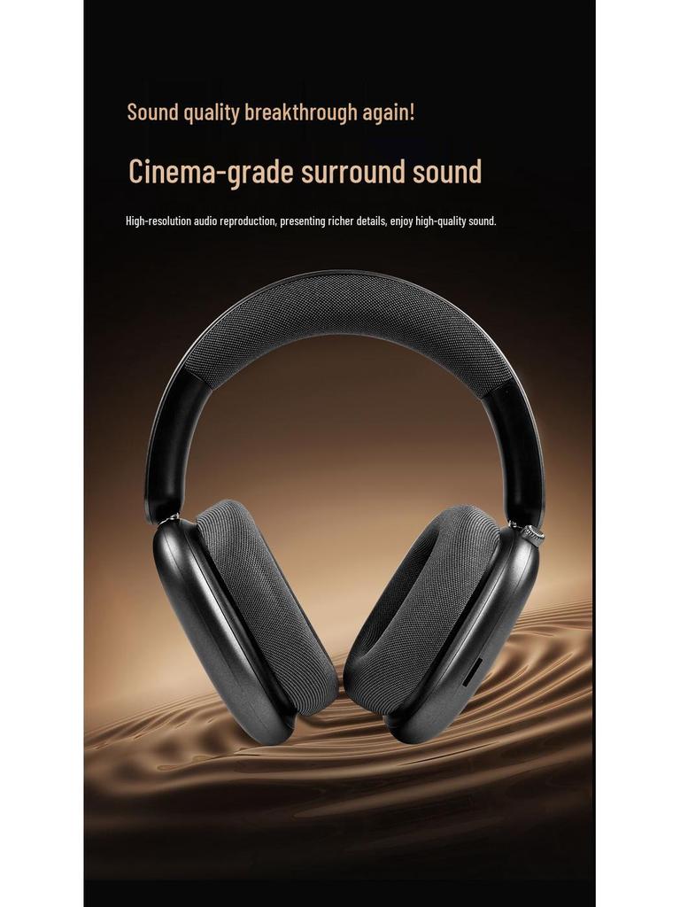 2026 Patchwork Knob Noise Cancelling Bluetooth Over-Ear Headphones - Long Battery Life, Low Latency, Compatible with Mobile Phones