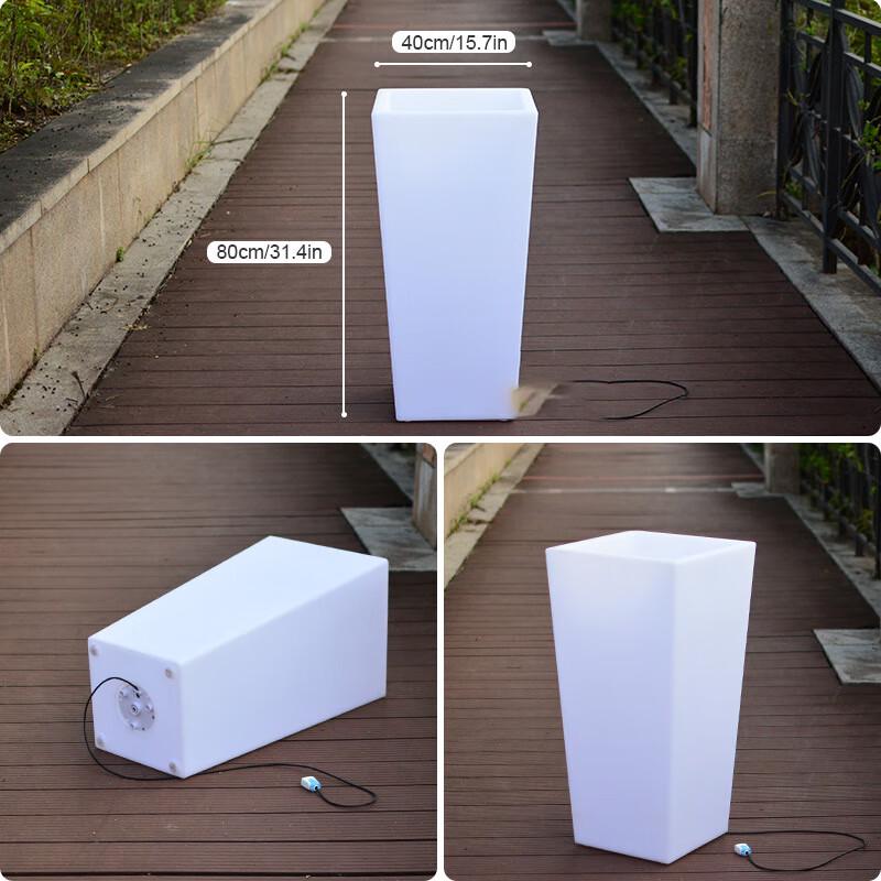 Outdoor LED Luminous Flower Pot