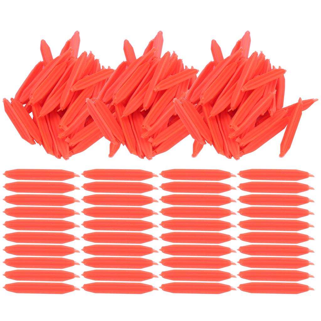 2 Worki Gumowe Spławiki Wędkarskie Pływające Ryby Spławik Płaski Ogon Trójkątny Boja Akcesorium Wędkarskie M Czerwony