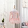 Dress for Girls Dance Costume Ballet Woman Artistic Gymnastics Body Ballet Dance Wear Frocks for Girls Bow Tutu Skirt Suit