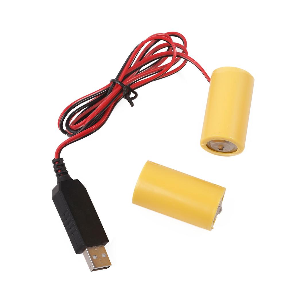 3V Power Converter LR14 C Battery Eliminators Replace 2Pcs 1.5V C Size Batteries for LED Light Toy with Type C Adapter