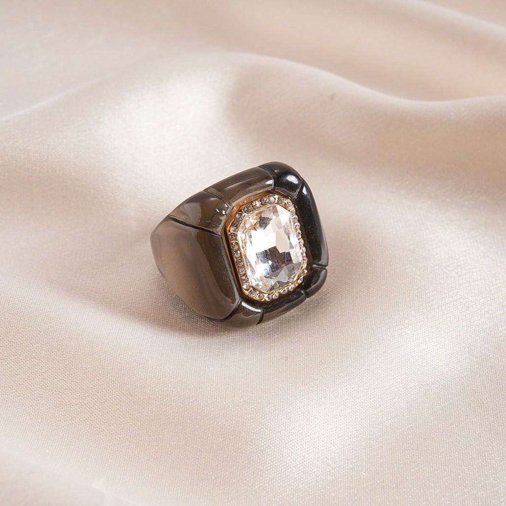 Exaggerated Acrylic Resin Ring Candy Color Big Dome Plain Ring Geometric Ring Jewelry Gifts