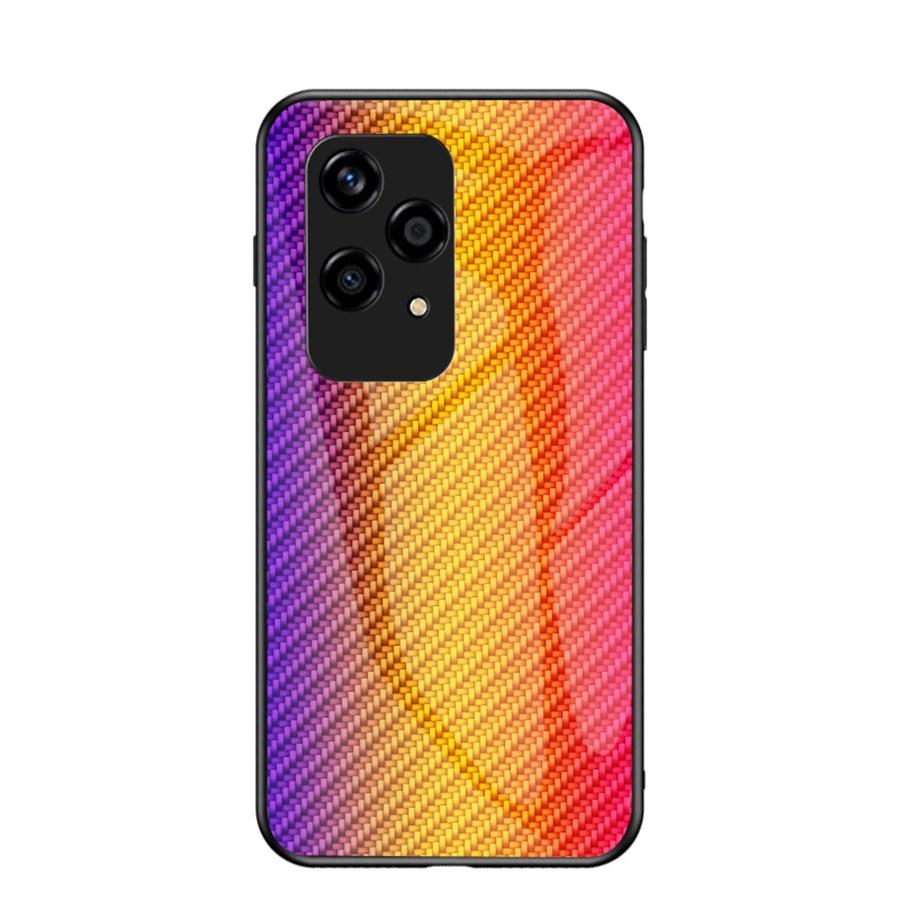 Bunte Hülle aus gehärtetem Glas für Huawei P20 P30 P40 Nova 11 7i 9 Y70 12 Honor 10 50 70 200 Lite X7B 400 90 20 Pro 8A 9X X6 X7C Streifenmuster Rückseite Handyhülle