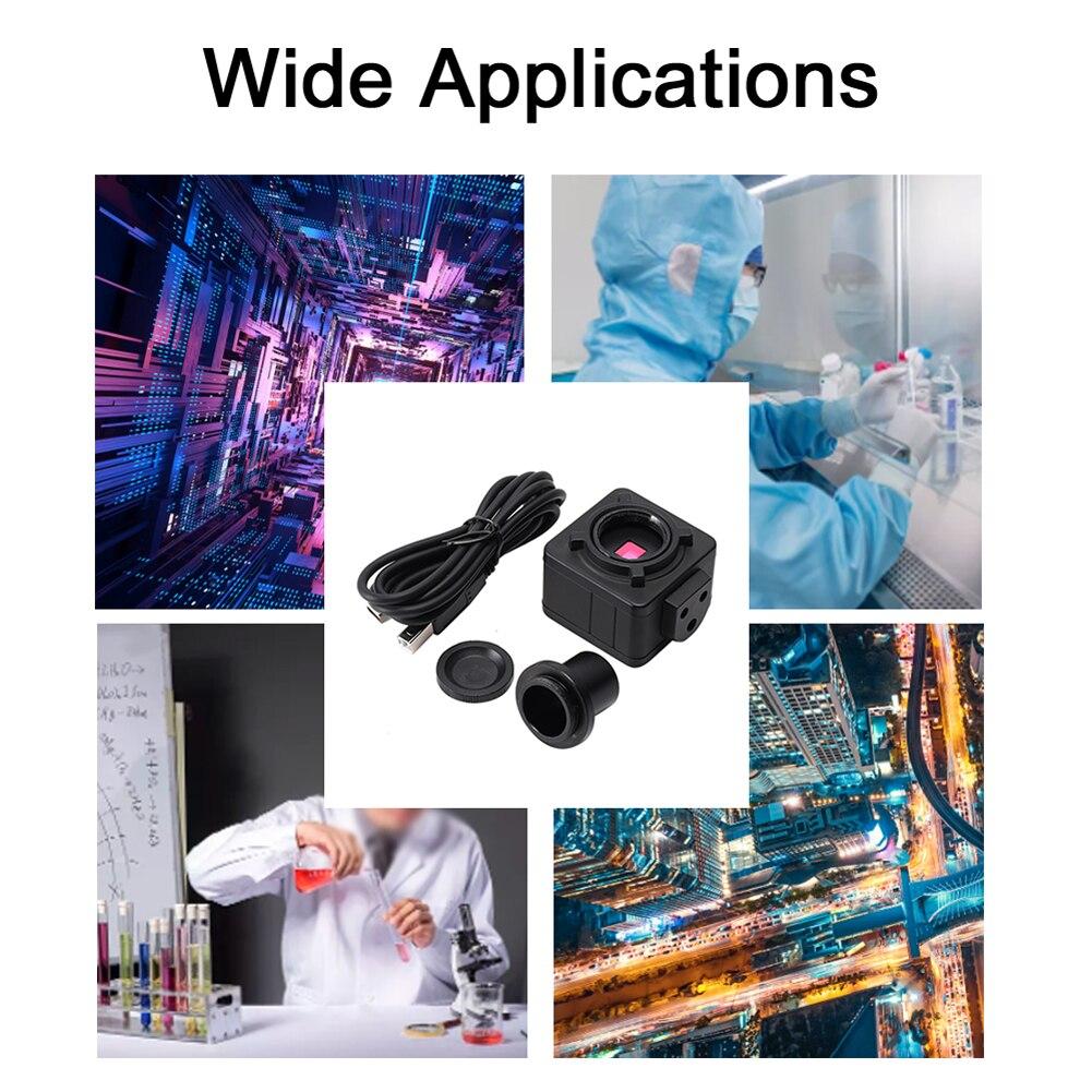 5MP Cmos Microscope USB Camera, Digital Electronic Eyepiece, Free Drive, High Resolution Microscope, High Speed Industrial Camera
